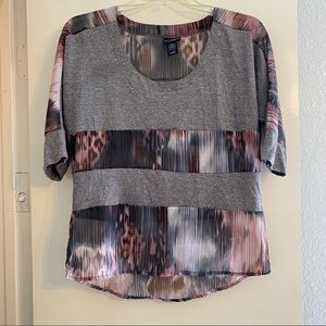 Daytrip Color Block Striped Blouse